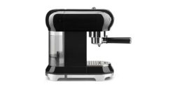 Smeg ECF01BLUK 50's Style Retro Espresso Coffee Machine Black